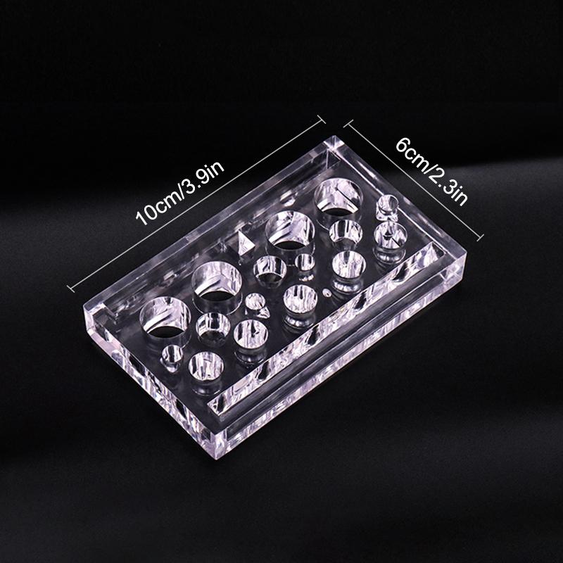 

Tattoo Ink Cup Holder Stand Permanent Makeup Microblading Pigment Tool Accessories For Body Art Supplies Square