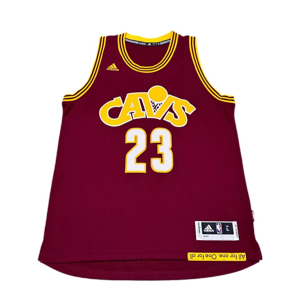 Adidas NBA Cavaliers James Comfortable Soft Skin-Friendly Versatile Round Neck Basketball Jersey Unisex jersey 7470A-3CJ-K92581
