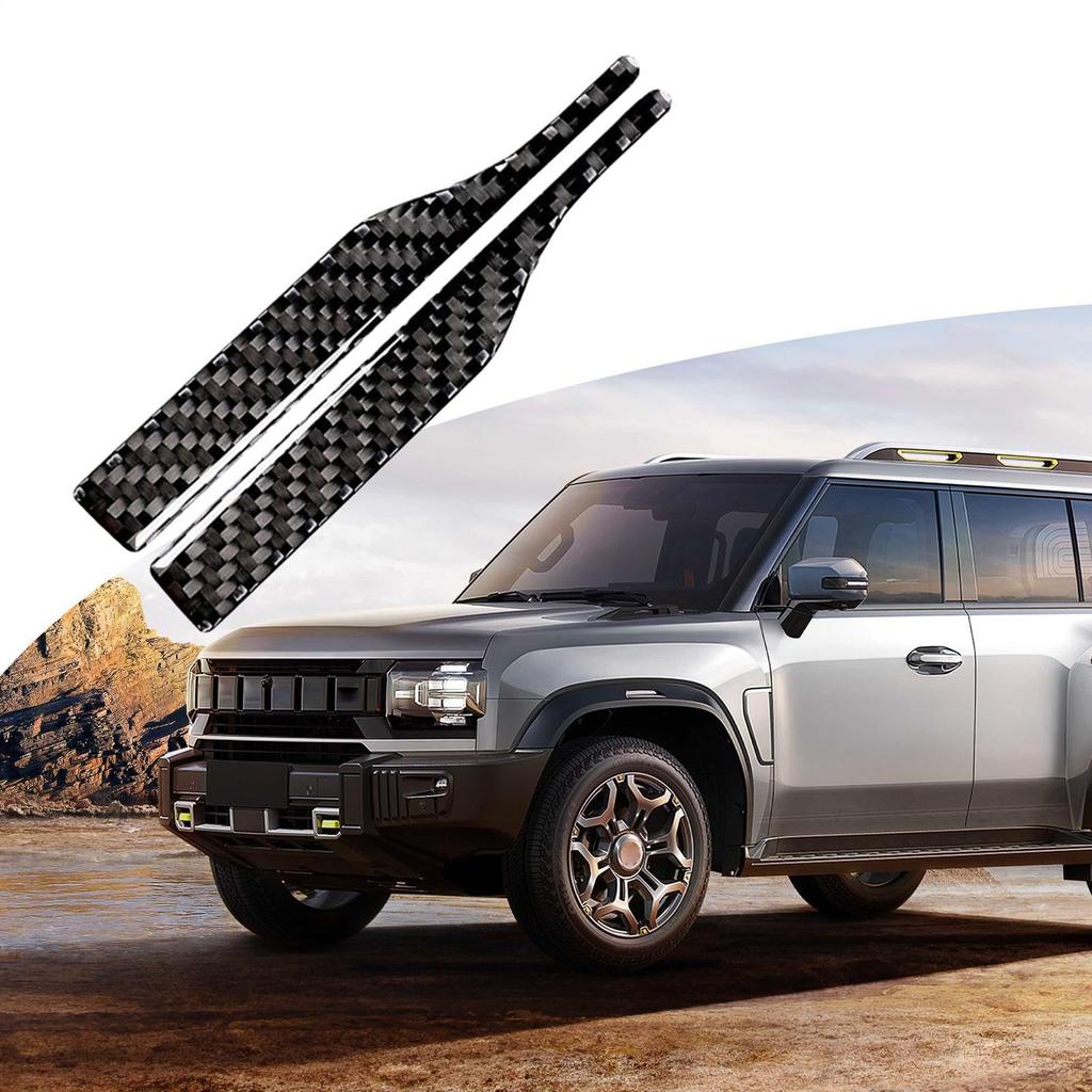 Yukelu Rear View Mirror Anti-Collision Strip, Car Film Protector - Fits Door Windows All Models