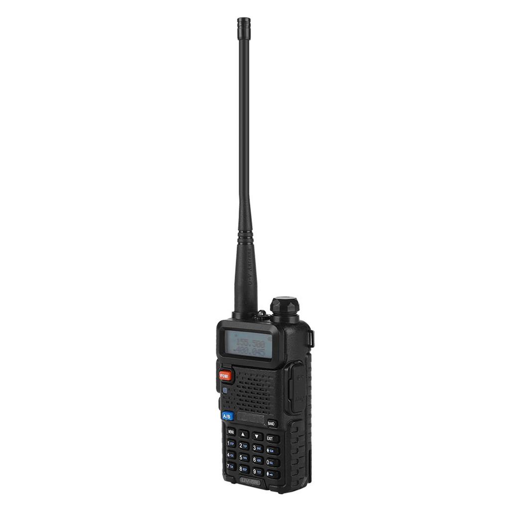 5W UV‑5R Portable VHF UHF Dual Band Walkie Talkie Professional Radio Transceiver