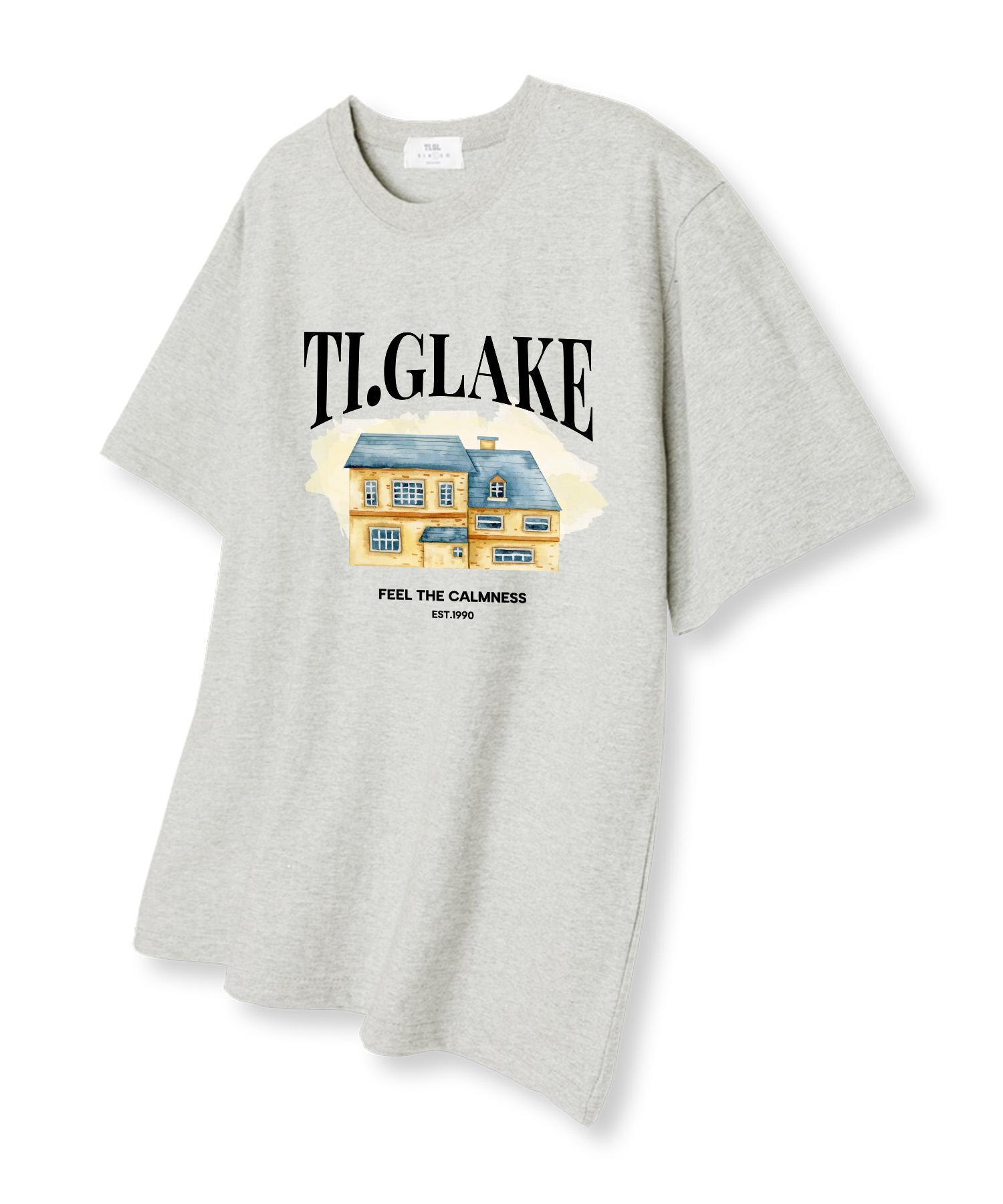 Tee Glake Waterhouse Oversized Short Sleeve T-Shirt Oatmeal Xxl