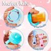 Pretend Play Baby Doll Care Feeding Set Toy Doll Accessories Set With Pacifier Disappearing Milk & Juice Bottles Tableware Gift