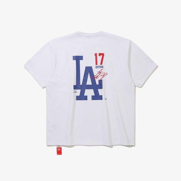 New Era Mlb La Dodgers SignaTure T shirT whiTe 15147525