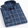 Oversized Shirt Men's Flannel Shirts Long Sleeve Big and Tall 7XL Pure Cotton Men's Plaid Shirt Long Sleeve Regular Fit Casual