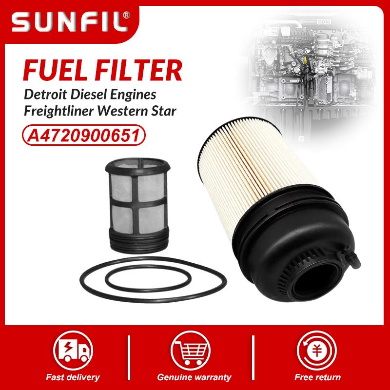 A4720900651 FK13834 WF10103 Fuel Filter for Detroit Diesel Engines DD13 DD15 DD16 Freightliner Western Star