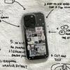 Phone Case For IPhone 17 Air 16 15 14 13 12 11 Pro Max Plus Y2K Korean Creative Collage Cartoon Cute Stickers Kawaii Ins Cover