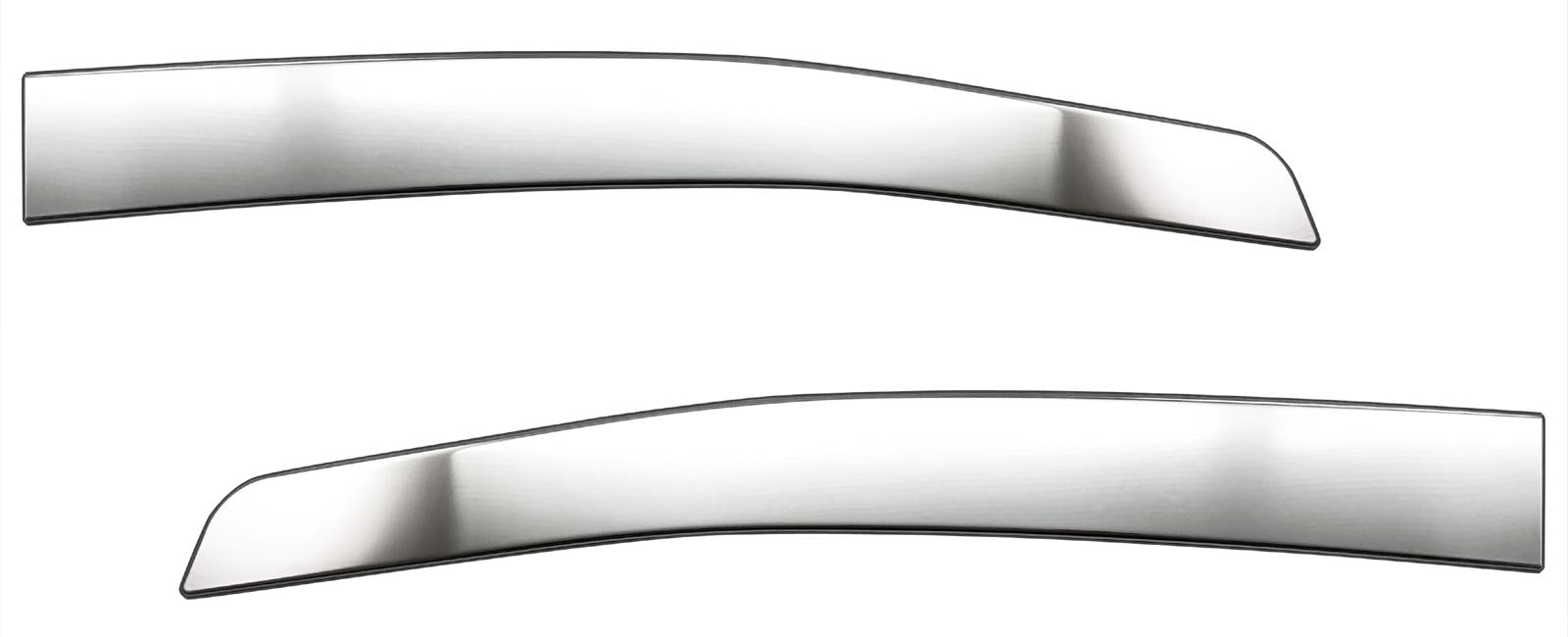BRIGHTZ Super Mirror Finish Stainless Steel Plated Front Bumper Corner Moulds for Super Carry DA16T DA (2-Piece) (DA16, A16, 16) [COR-MOL-037]