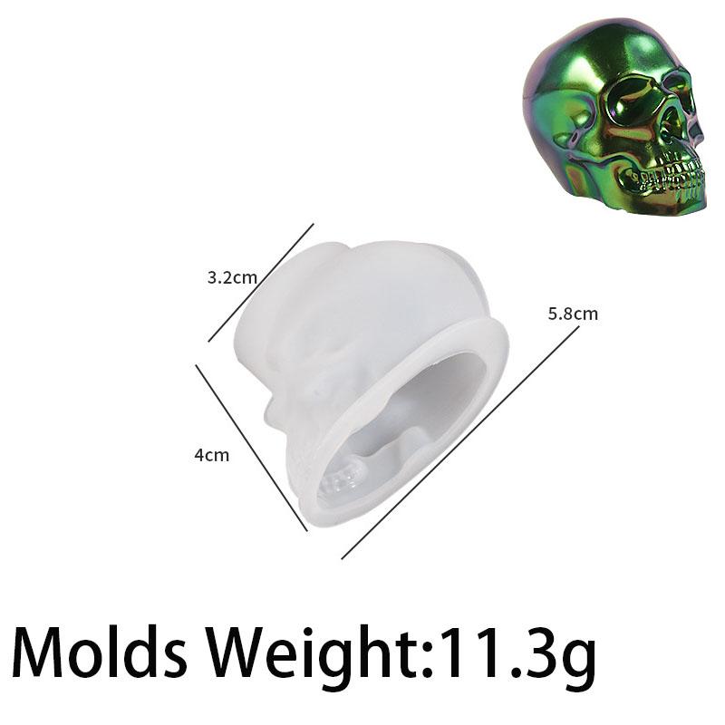 

Halloween Ornament Silicone Candle Mold DIY Handmade Skull Scented Candle Soap Plaster Resin Casting Molds Home Decor Craft Gift