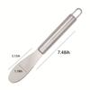 1Pcs Iron Spatula Durable for Cream Butter Jam Batter Mixing Scraping Baking Kitchen Tool