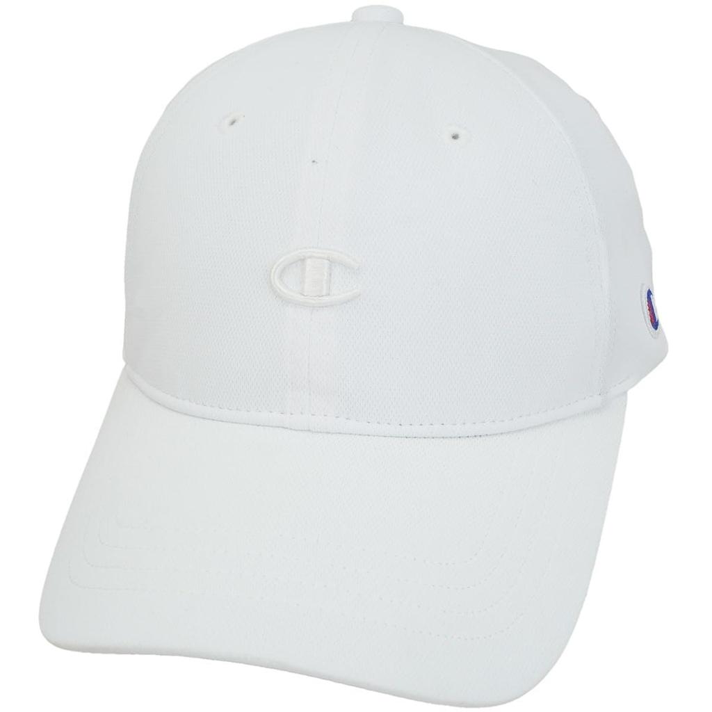 Champion Heat Highly One Point Logo White Cap, Shielding, Breathable, Embroidery, Women's Cap, CW-BG703C, Women's,
