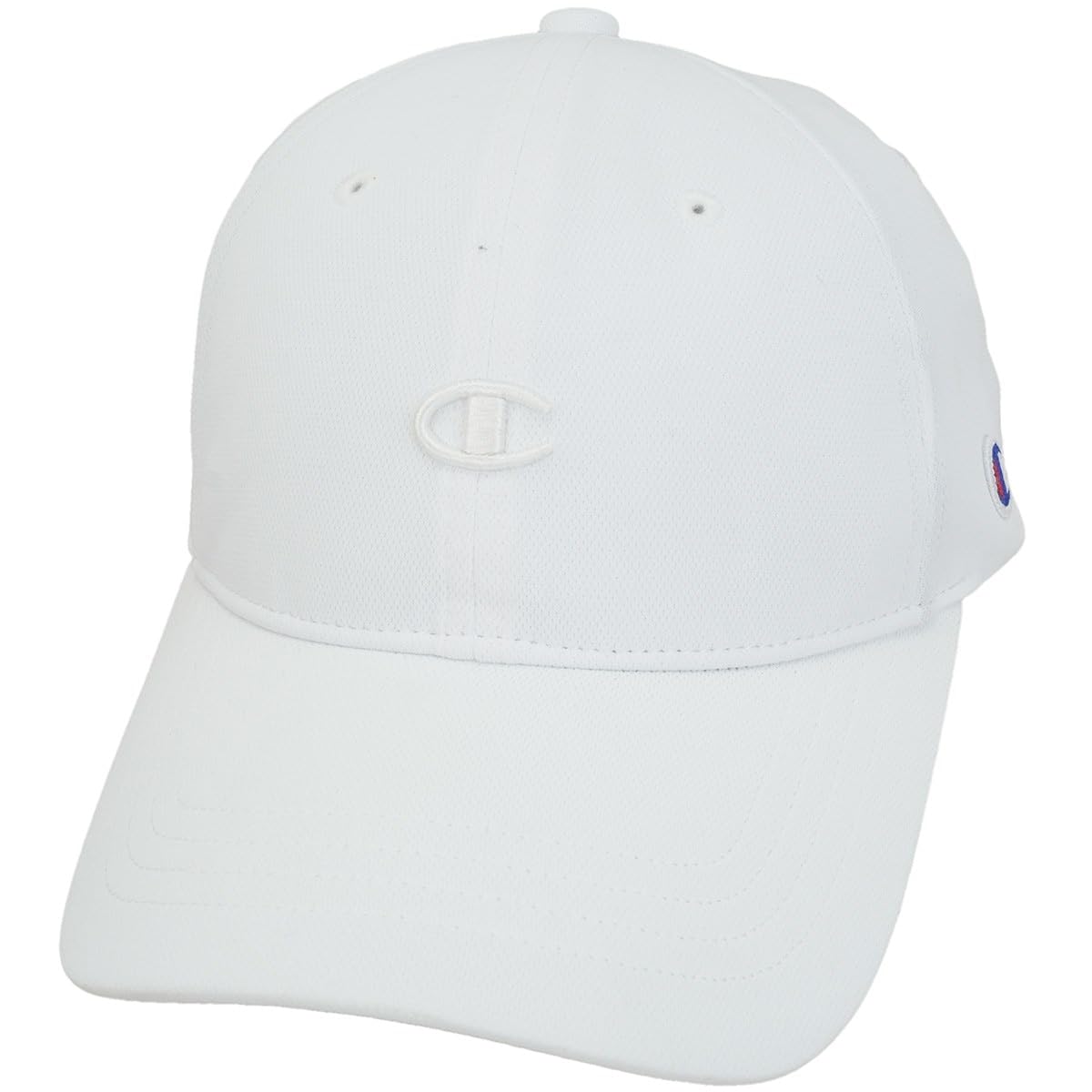 

Champion Cap, Heat Shielding, Highly Breathable, One Point Logo Embroidery, Women s Cap, CW-BG703C, Women s, White