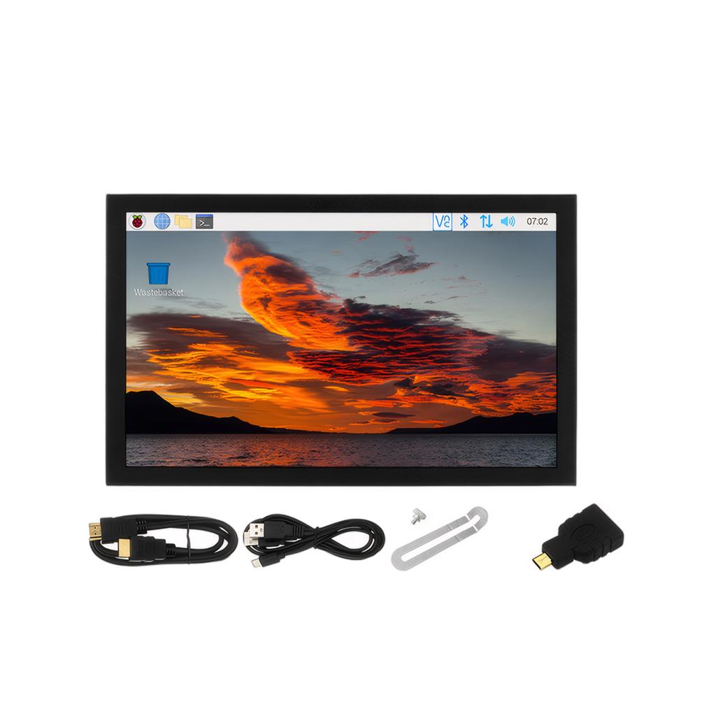 7 Inch Portable Display 1024x600 IPS Screen HDMI-compatible VGA AV Input Monitor for PC Laptop Camera TV Box RPI LCD