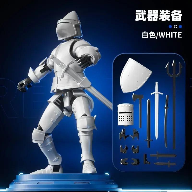 

Knight Action Figures Paladin 13 Jointed Movable Shapeshift Robot 3D Printed Mannequin Character Assembl Toys Kids Gifts