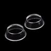 3Pcs Acrylic Display Stand Clear Ring Baseball Stands Plastic Round Stand For Golf Ball Baseball Tennis Ball Spheres Collections