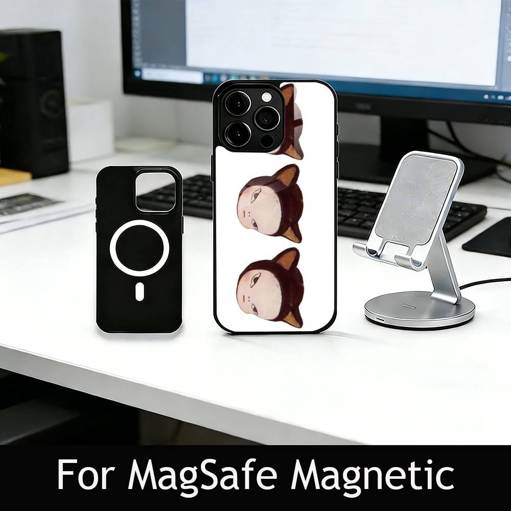 Art of Japan Y-Yoshitomo Nara Phone Case For iPhone17,16,15,14,13,12,11 Plus,Pro Magnetic with Magsafe Wireless Charging