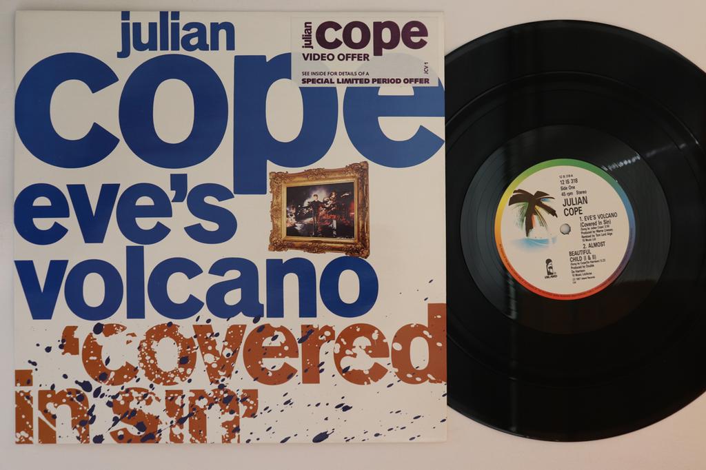 12inch Record JULIAN COPE - Eve's Volcano (Covered In Sin) / Al 12IS318 ISLAND 1987 UK Rock Used