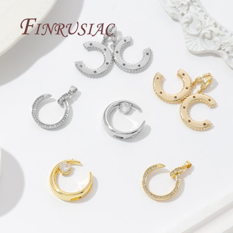 Charm Jewelry Making 18K Real Gold Plated Jewellery Charms Accessories,Pendant For Needlework,Fashion Star/Moon Pendant