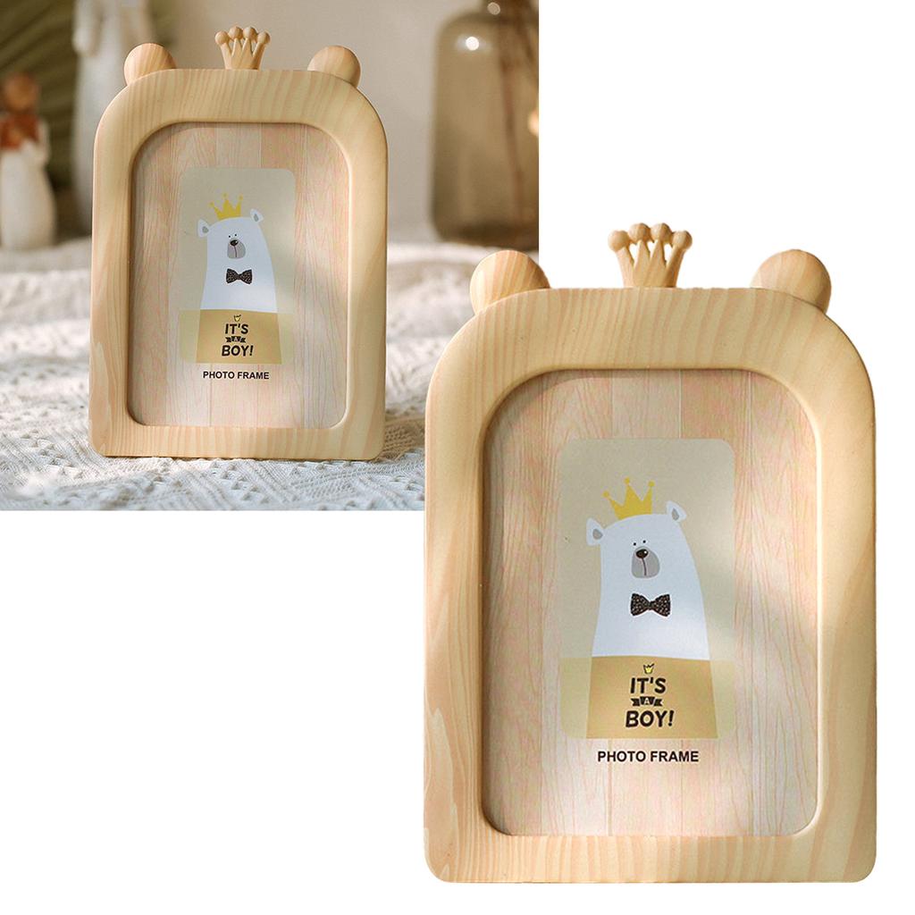 Ins Śliczna Kreskówkowa Kreatywna Ramka na Zdjęcia 7 Calowa Ramka na Zdjęcia Dekoracja Biurka Przedszkole