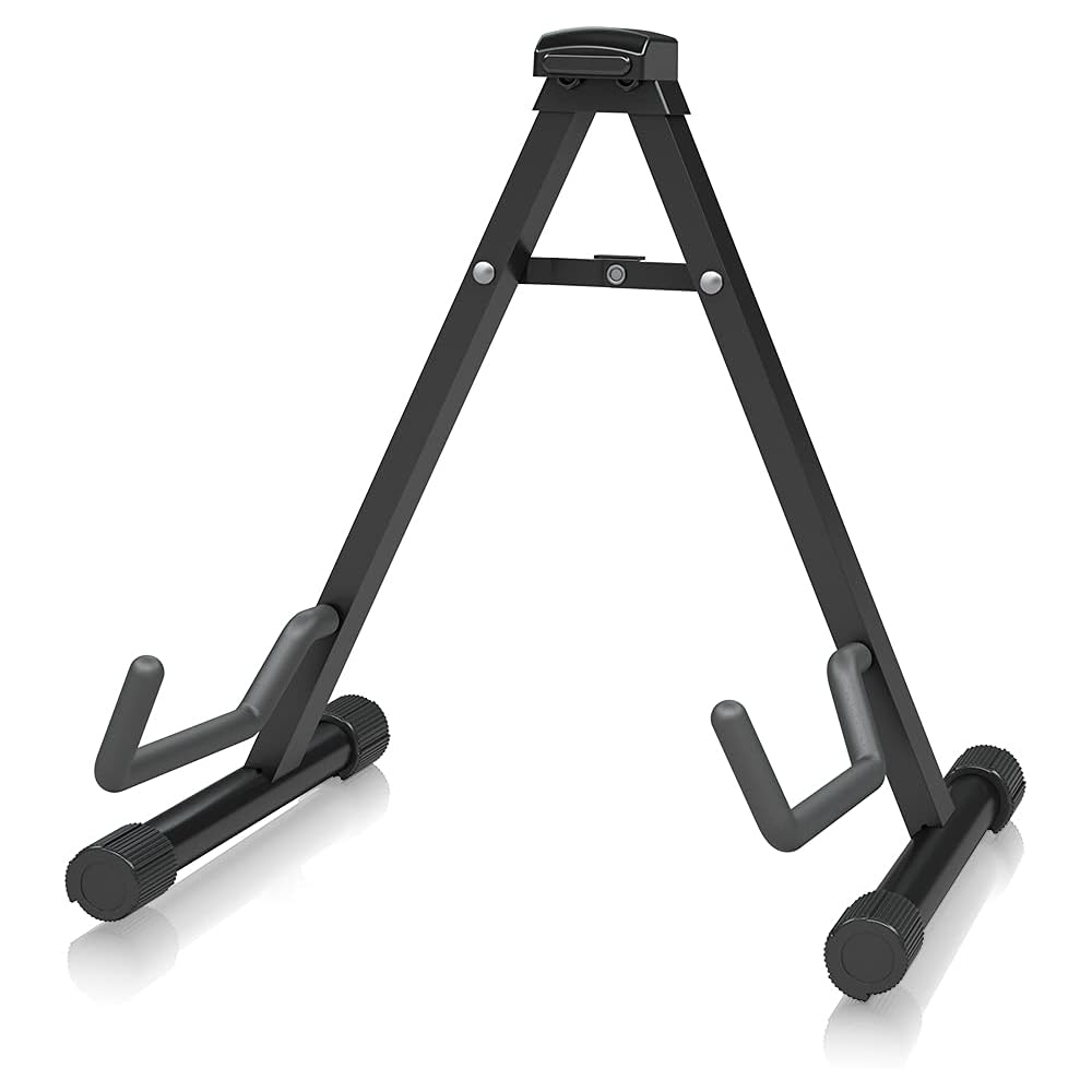Behringer GB3002-A BLACK Lightweight Foldable Guitar Stand for Acoustic Guitars - Robust Design