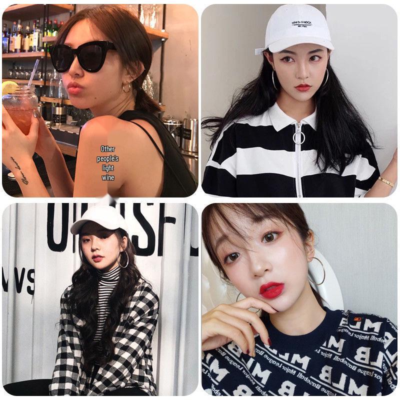 Liu Yifei Inspired S925 Silver Large Hoop Earrings - Elegant Light Luxury Style for Women