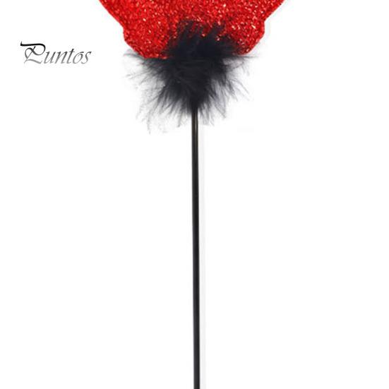 Halloween Costume Accessories Red Devil Costume, Glitter Horn Headband And Trident Prop Glittery Kit for Cosplay, Masquerade Party Performance Adults