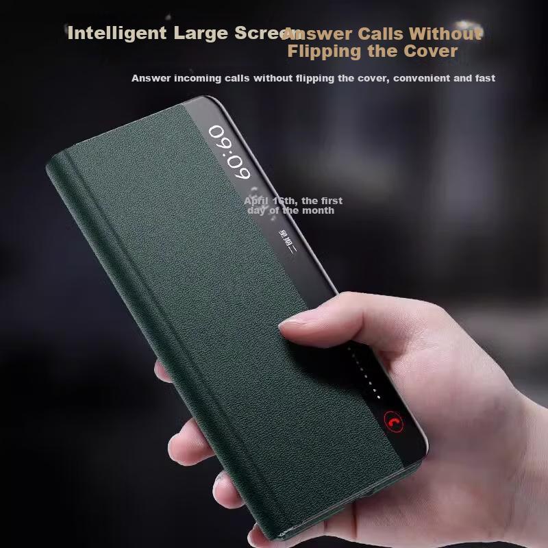 WristbandPhone Case for Honor Magic Vs2, VS2 Ultimate Edition Foldable Screen Leather Full Protection Anti-Drop Magnetic Flip Cover with Window,