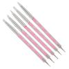 5pcs Nail Art Dotting Pen Dual Ended Nail Painting Pen   Carving Pen with Acrylic Handle