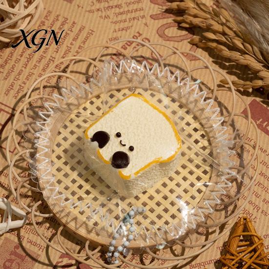 Squeeze Stress Ball Relief Food Toy Slow Rising Simulated Cake Bread Sandwich Sensory Dessert Pinch Fidget Kids