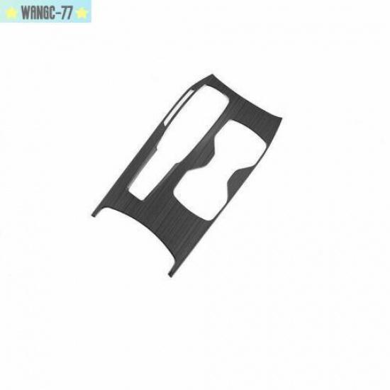 Black For 2018- Honda Accord 10th Steel Middle Console Gear Shift Panel Trim