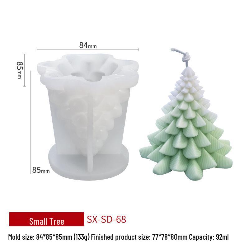 Wenxin Christmas Tree Scented Candle & Soap Silicone Mold