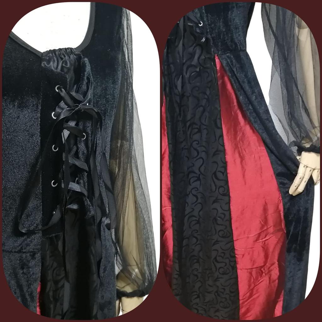 Vampire Cosplay for Vampire Dracula Sexy Cloak Outfit [APOSITV] Women, Costume,
