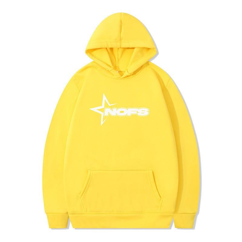 Oversized Letter Print Hoodie Men Women Hip Hop Streetwear Casual Pullover Sweatshirt