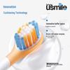 UUSMILE Baby Soft Bristle Toothbrush Head Refill (2-Pack) for Q3S/Q4 Mini CN Plug (adapter Included)