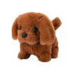 Kids Electric Plush Dog Toy Interactive Barking Nodding Movable Tail Walking Puppy Plushie Toddlers Educational Simulation Stuffed Animal Toy
