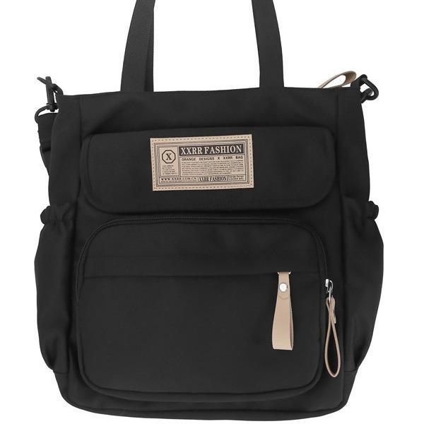 Unisex Large Capacity Messenger Bag - Korean & Japanese Style Student Commuter Shoulder Bag