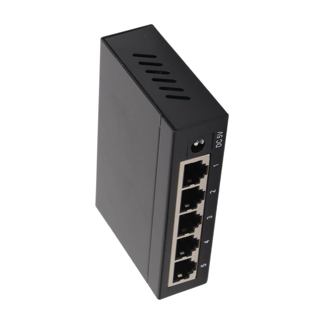 Ethernet Switch Port Gigabit Ethernet Splitter Plug and Play Silent Metal Network Hub Fo