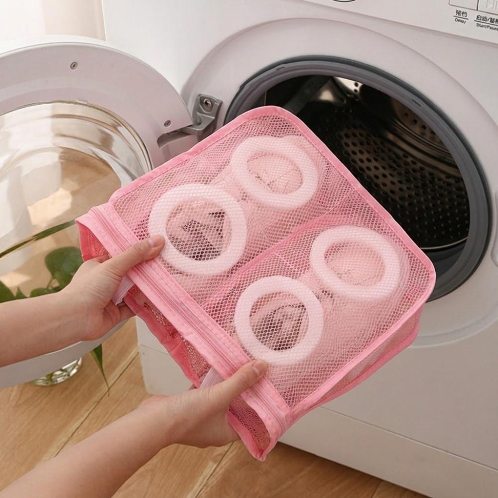 Mesh Shoe Washing Machine Bag With Hanging Loop Shoe Protector Bag Gym Shoes Protection
