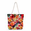 Multifunctional Flower  Printed Thick Rope Shoulder Beach Bag 7578 KTB