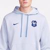 Nike Solid Color Logo Hooded Sweatshirt Men Tops Light-Blue DV2037-057
