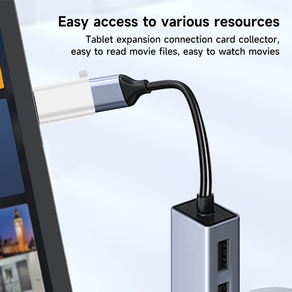 Mini Compact USB Type C Female To Micro USB Male Adapter Connector for Smart phone,With Lanyard Opening