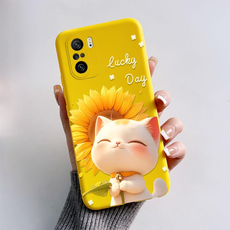 For Xiaomi POCO F3 Case POCO F3 5G Cover Cute Butterfly Astronaut Cartoon Soft Silicone Phone Case For Poco F3 GT PocoF3 Fundas
