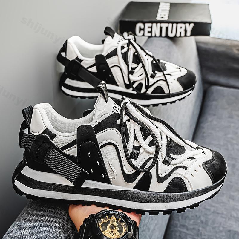Men Sneakers 2025 Summer Mesh Running Shoes Men Athletic Non-slip Casual Vulcanize Shoes Lace Up Running Shoes Tenis Masculino
