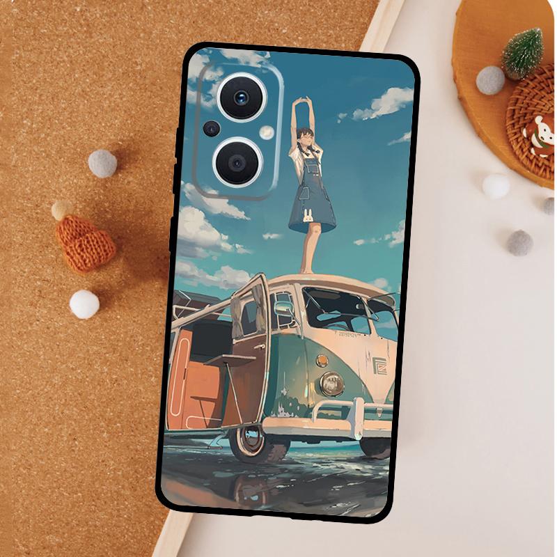 Combi Van Surf Phone Case For OPPO Reno 12 F 13 F 11 8T 7 8 10 Pro OPPO Find X8 X6 Pro X3 X5 Lite Cover