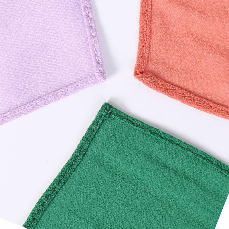 Muslim Chiffon Hijab Scarf Women Long Solid Color Head Wrap For Women Hijabs Scarves Ladies Muslim Veil Jersey Hijabs 180*70cm