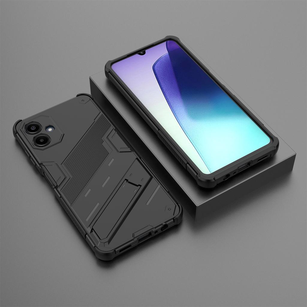 For Samsung Galaxy A06 4G Case PC + TPU Shockproof Phone Cover with Kickstand