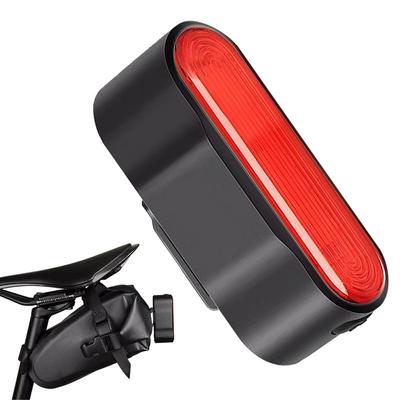 Rear Bike Light Smart Bike Taillight Automatic Display Battery Level Tail Light Waterproof Batteried For Road Bike Sport Bike
