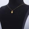 Twisted Heart Necklaces for Women Stainless Steel Gold Color Necklace Choker Retro Retro Aesthetic Jewelry Accessories Collar
