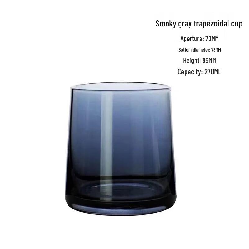 Glass Mouthwash and Toothbrush Cup