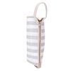 Hair Tools Travel Bag Reinforced Handle Water Proof Hair Dryer Storage Case for Accessories Gray White Stripe