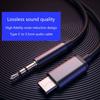 Type C To 3.5mm Audios Cable USB C To 3.5mm Cord for High Fidelitys Sound In Car &Headphone Support Noise Cancellation